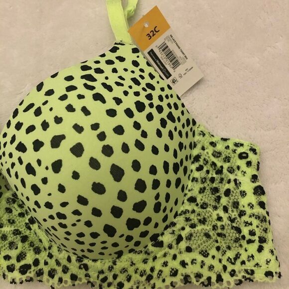 Women’s Animal Print Underwire T-shirt Bra - Picture 8 of 11